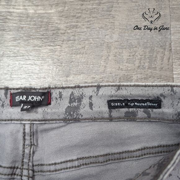 Dear John Gisele High Waisted Skinny Jeans Size 27 (4) - Picture 2 of 6